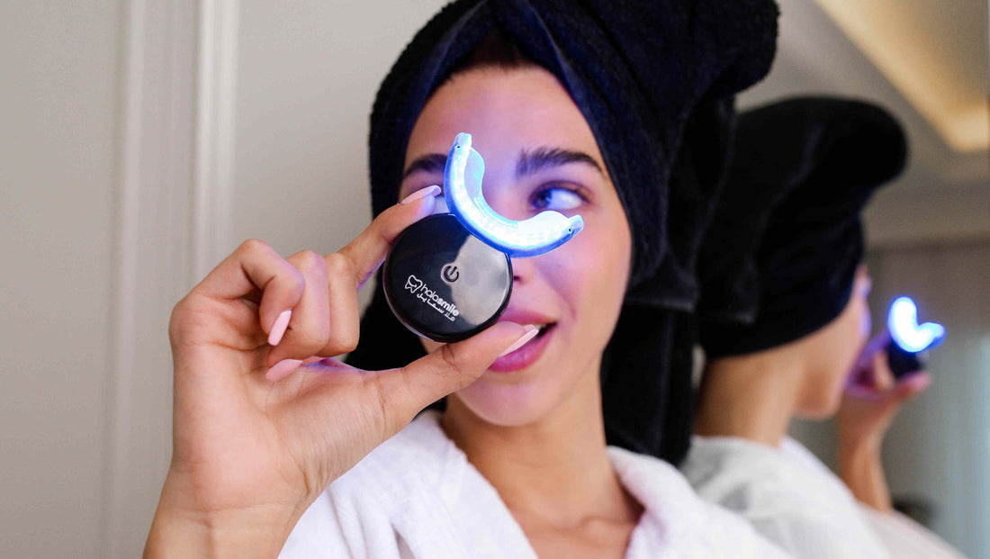 HOW DOES BLUE LIGHT WHITEN YOUR TEETH?